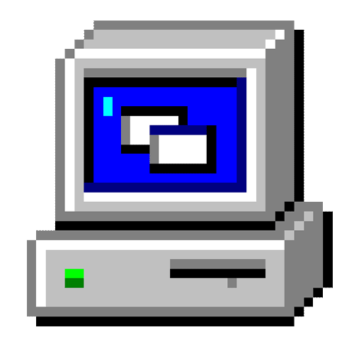 retro computer gif