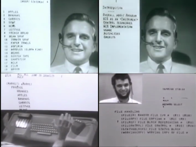 Douglas Engelbart mother of all demos